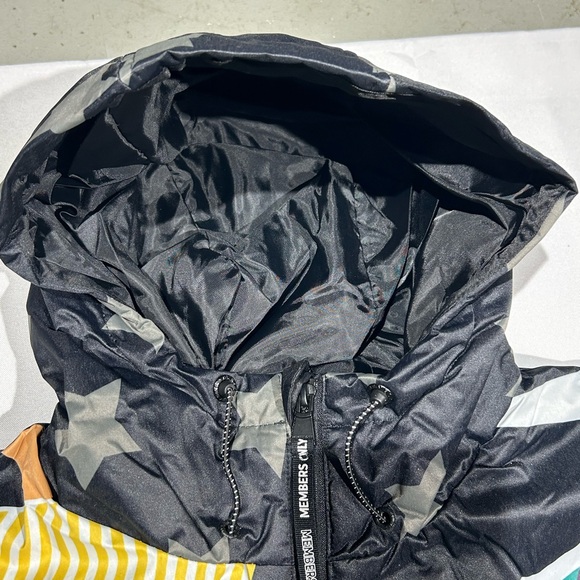 Members Only Black and Blue Graphic Jacket - Picture 4 of 7